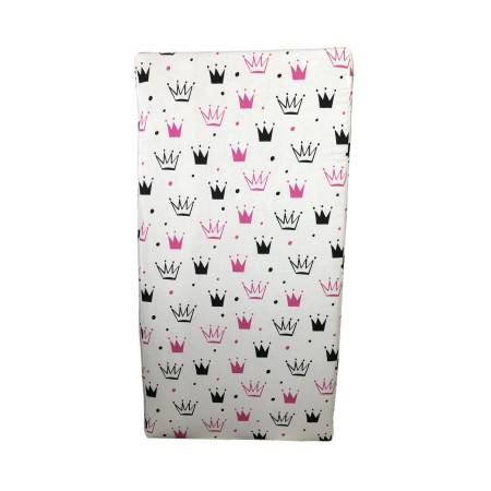 Матрас детский ортопедический Baby Comfort Соня №8 (120*60*8 см) короны розовые