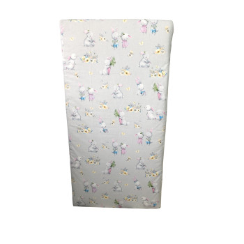 Матрас детский ортопедический Baby Comfort Соня Total Care кокос 5 слоёв (120*60*6 см) Зайчики Матрас детский ортопедический Baby Comfort Соня Total Care кокос 5 слоёв (120*60*6 см) Зайчики