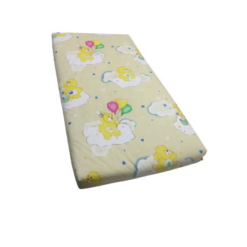 Матрас детский ортопедический Солодких снів Eco Cotton Comfort Elite 120*60*9 см мишки на желтом