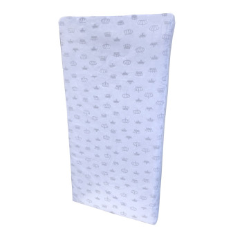 Матрас детский ортопедический Baby Comfort Соня №8 (120*60*8 см)  Короны серые