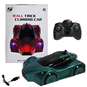 Машинка на радіокеруванні, їздить по стінах, сіра