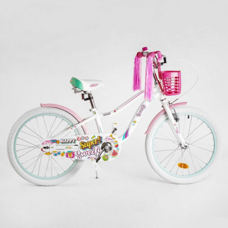 Велосипед двоколісний 20 дюймів "CORSO Sweety" (SW-20603/206037), білий